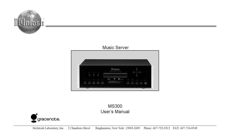 McIntosh MS300 user manual