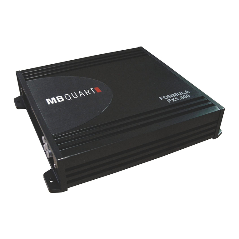 MB QUART FORMULA FX1.400 installation manual