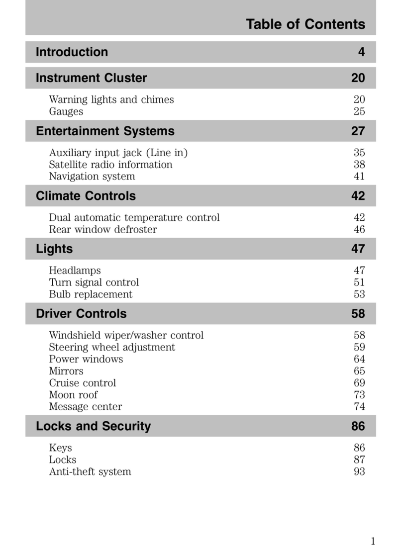 Mazda 2008 Tribute HEV User manual
