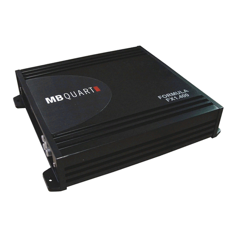 MB QUART FORMULA FX1.1000 installation manual