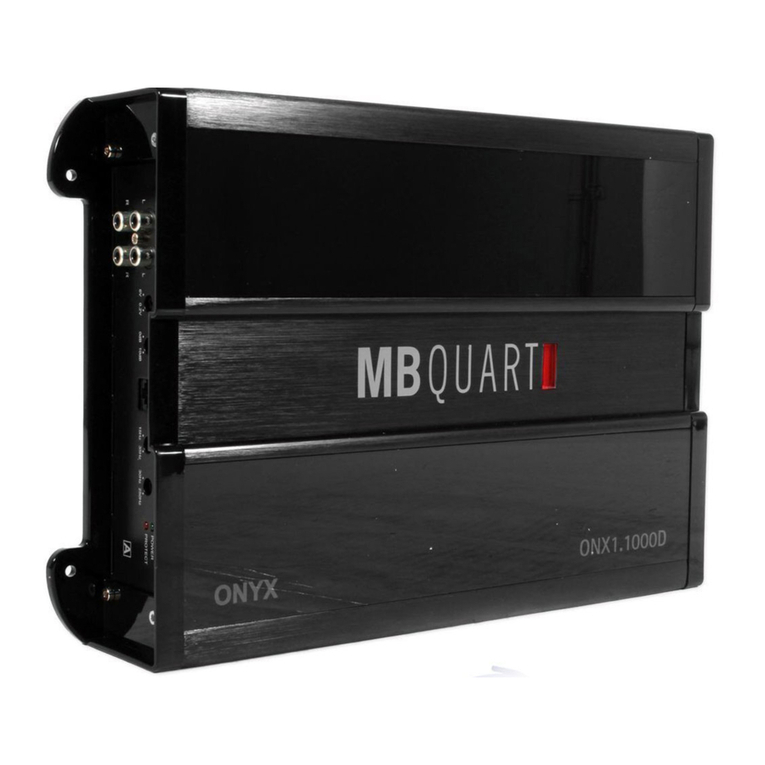 MB QUART ONYX ONX1.1000D installation manual