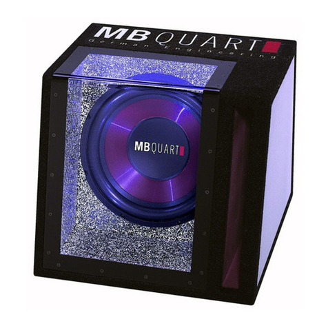 MB QUART Reference/Discus DHG 304 D installation manual