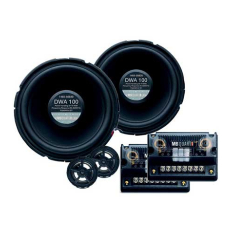 MB QUART REFERENCE Rua210 installation manual