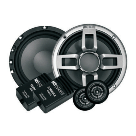 MB QUART FORMULA FKB116 User manual