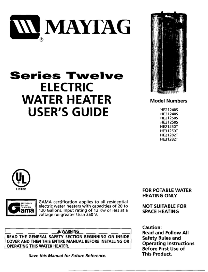 Maytag HE21240S User manual