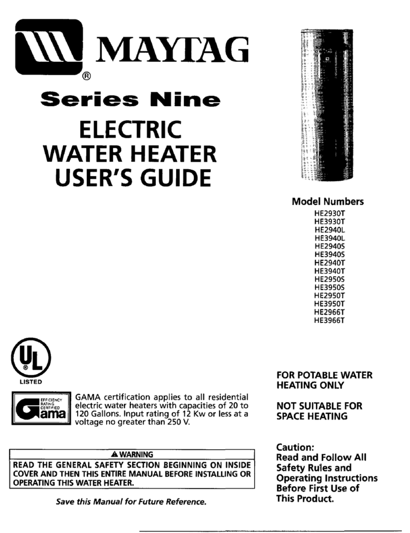 Maytag SERIES NINE HE2940L User manual
