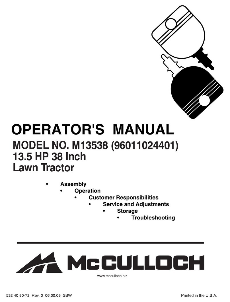 McCulloch 532 40 80-72 User manual