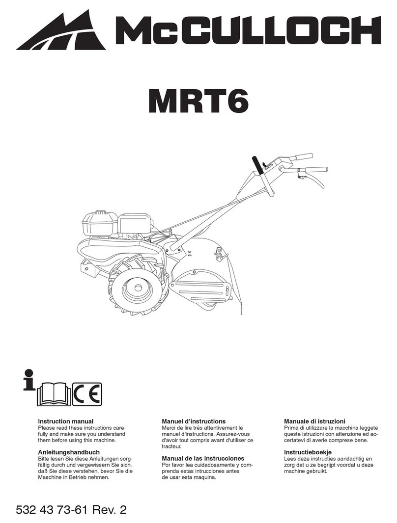 McCulloch MRT6 instruction manual