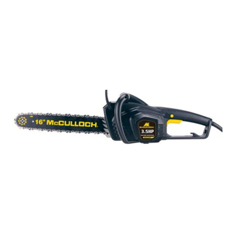 McCulloch MCC3516F user manual