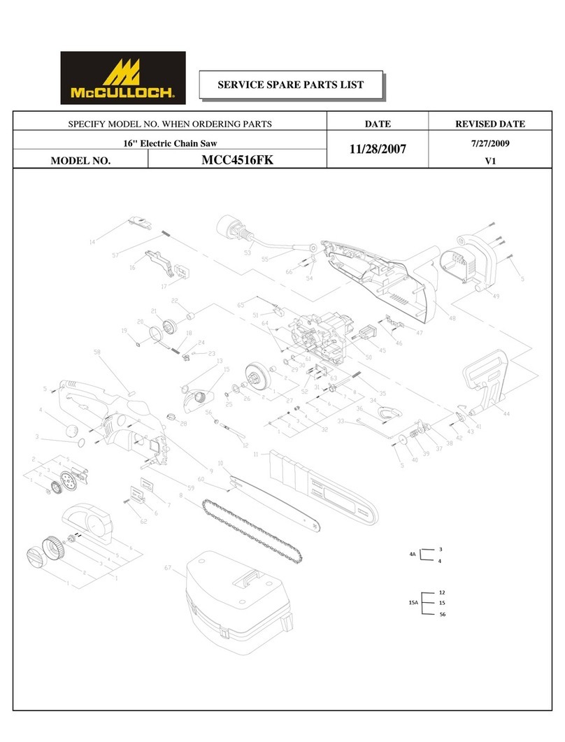 McCulloch MCC4516FK Guide