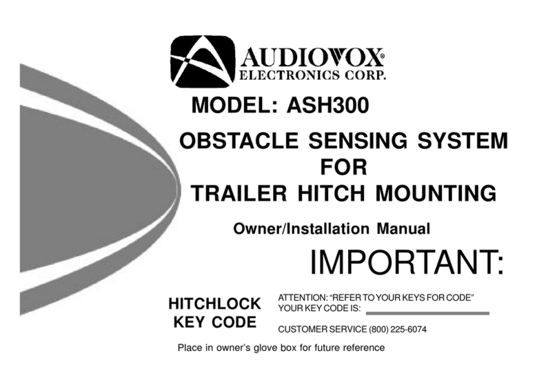 Audiovox ASH300 Quick start guide