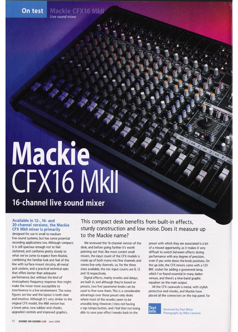 Mackie CFX16 MkII brochure