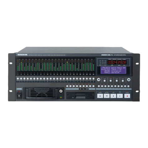 Mackie MDR 24/96 Technical reference