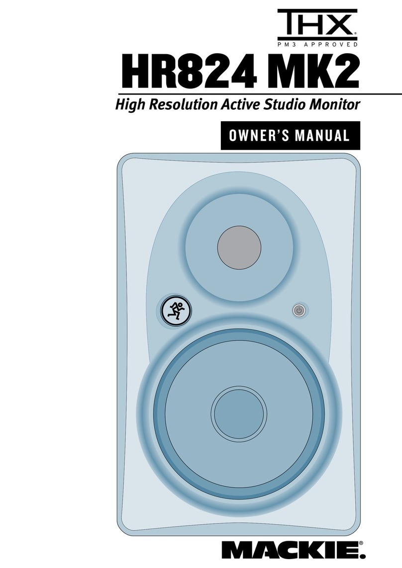 Mackie HR824 MK2 owner's manual