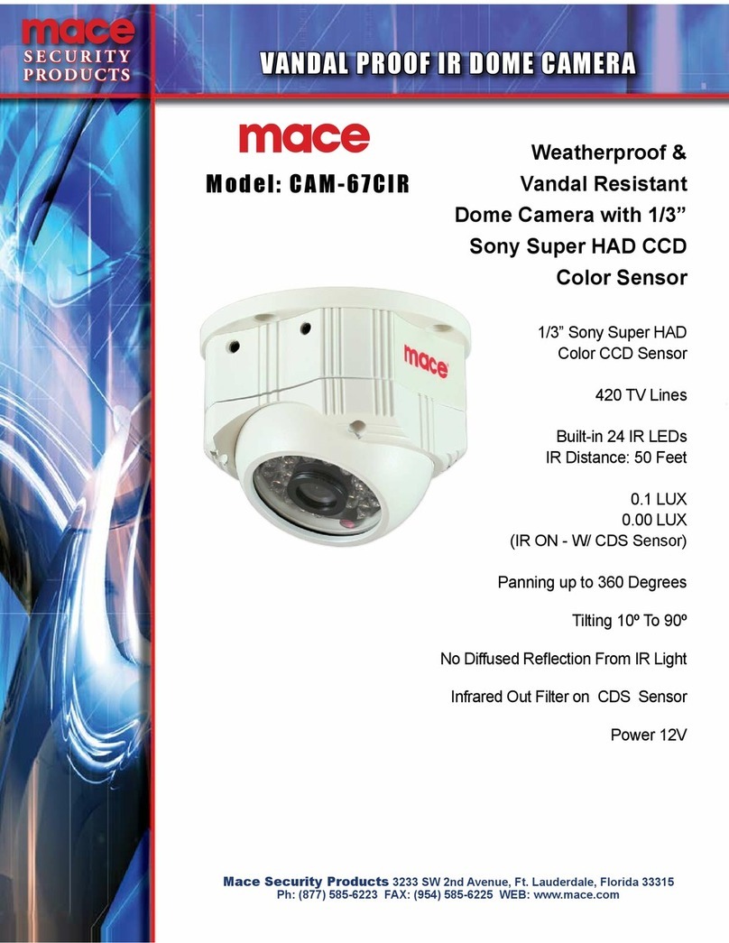 Mace CAM-67CIR User manual