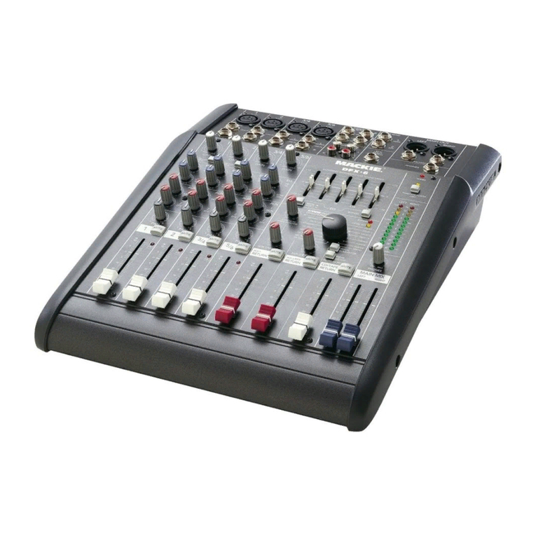 Mackie DFX6 owner's manual