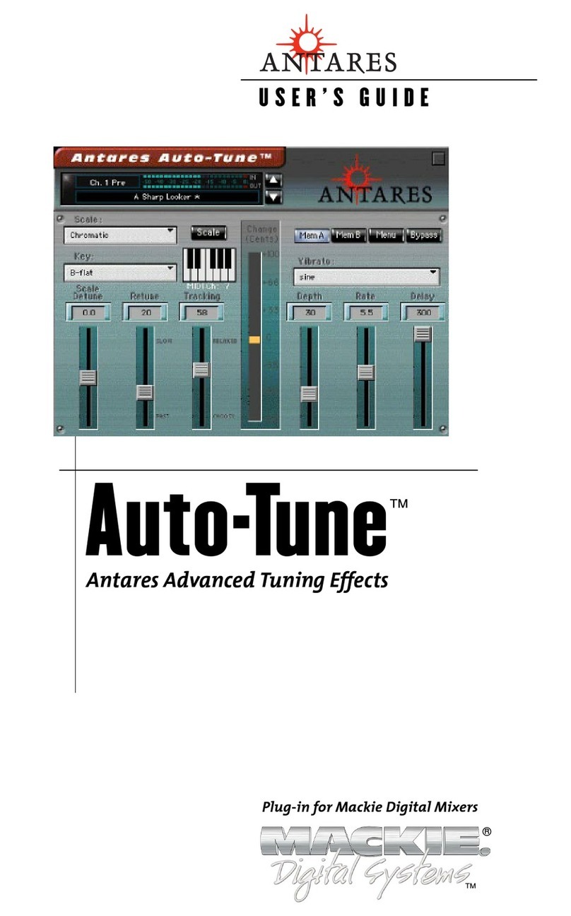 Antares Digital Mixers user guide