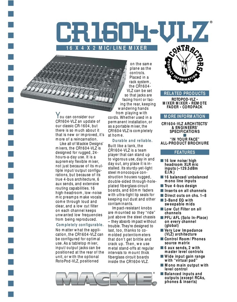 Mackie CR1604-VLZ Product information
