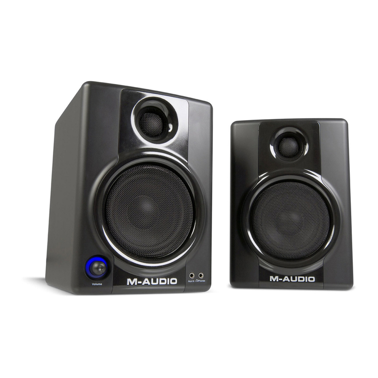 M-Audio Studiophile AV 40 user guide