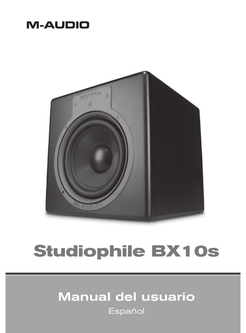 M-Audio Studiophile BX10s Manual Del Usuario