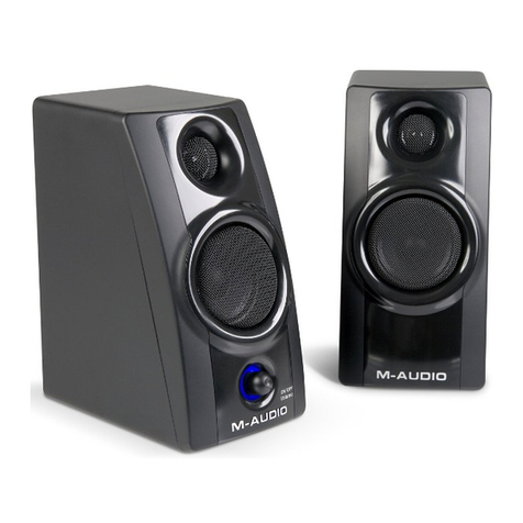 M-Audio Studiophile AV20 User manual