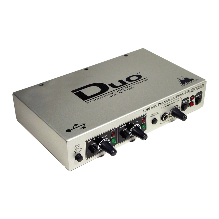 M-Audio USB Audio Duo manual M-Audio USB Audio Duo manual