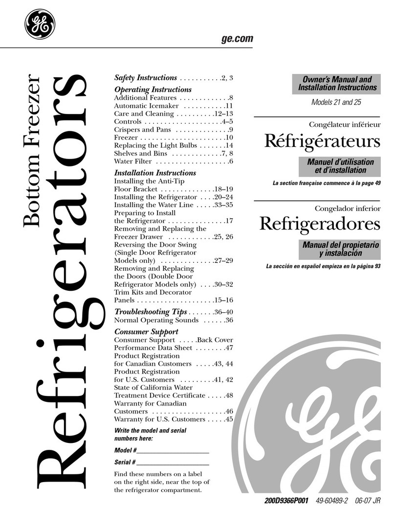 GE 21 Operating instructions GE 21 Operating instructions