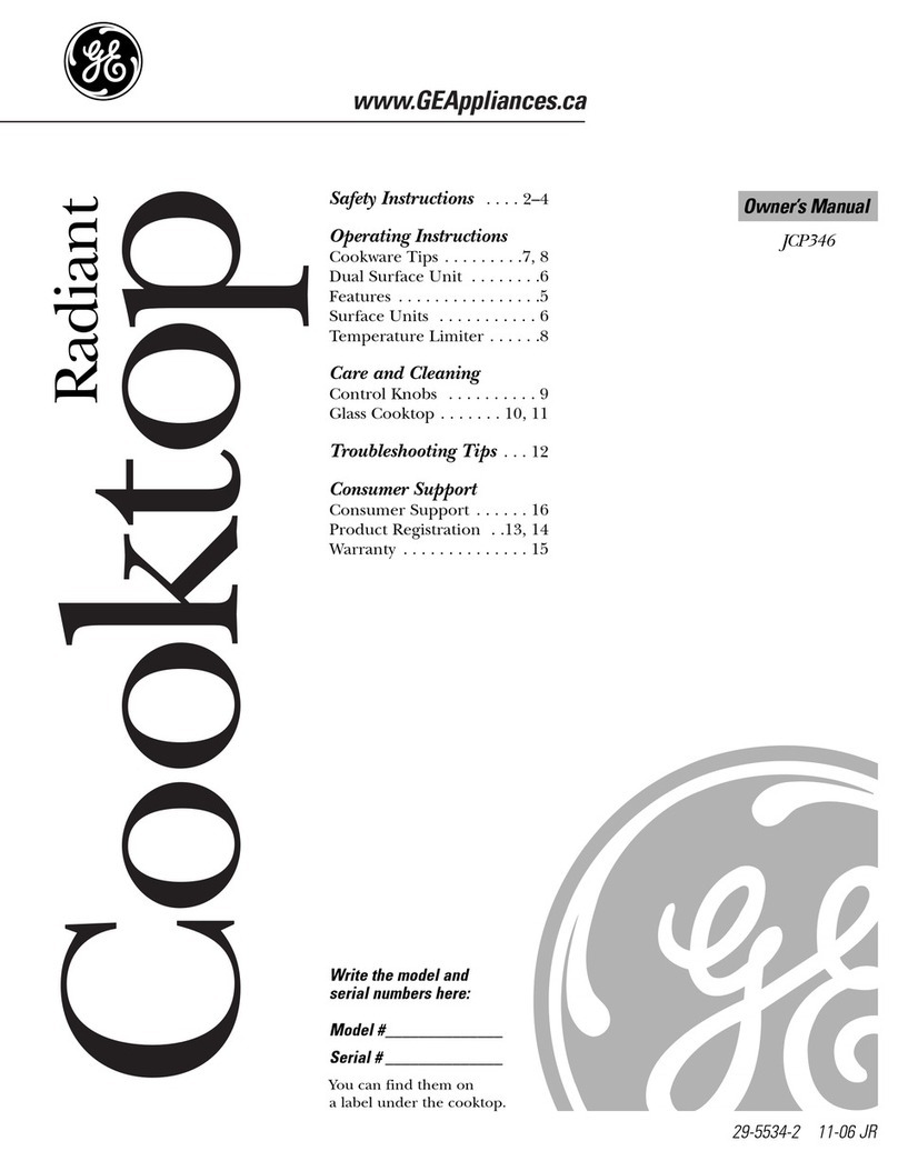 GE JCP346 User manual