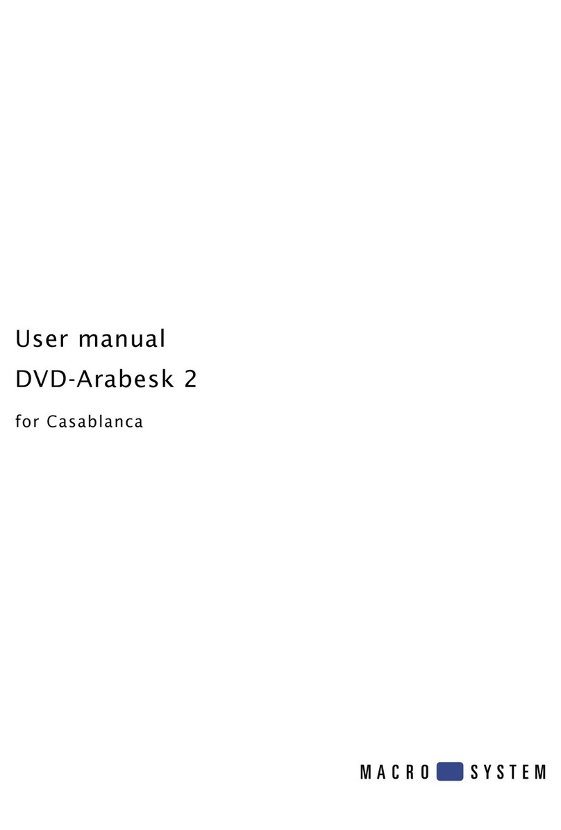 MacroSystem Digital Video DVD-Arabesk 2 User manual