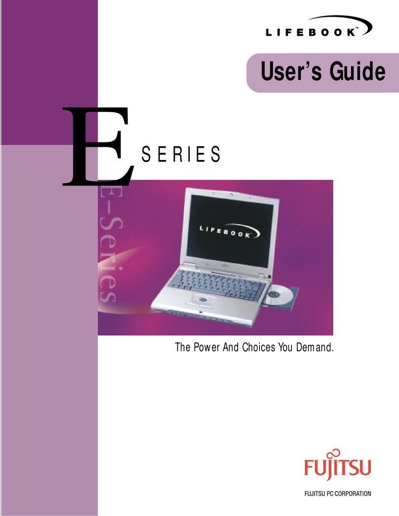Fujitsu E Series User manual Fujitsu E Series User manual