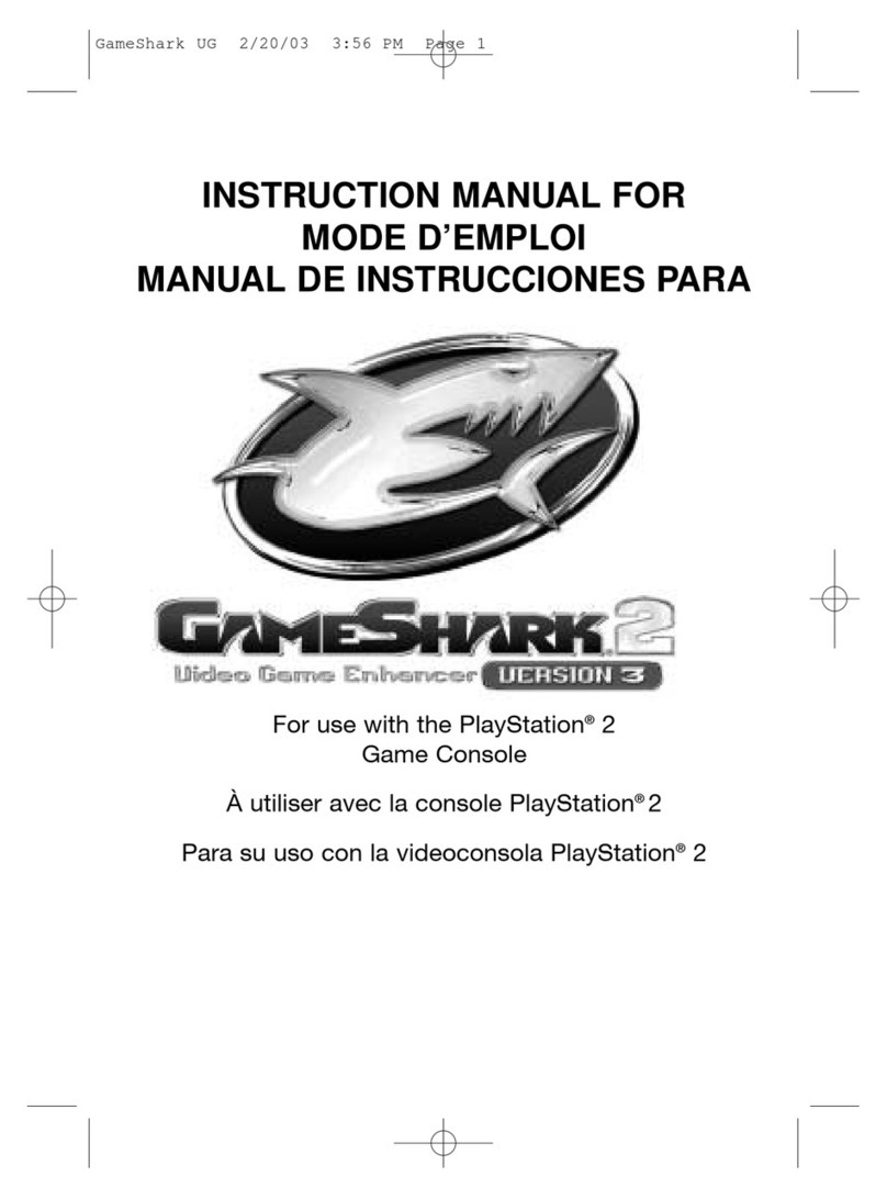 Mad Catz GameShark 2 instruction manual