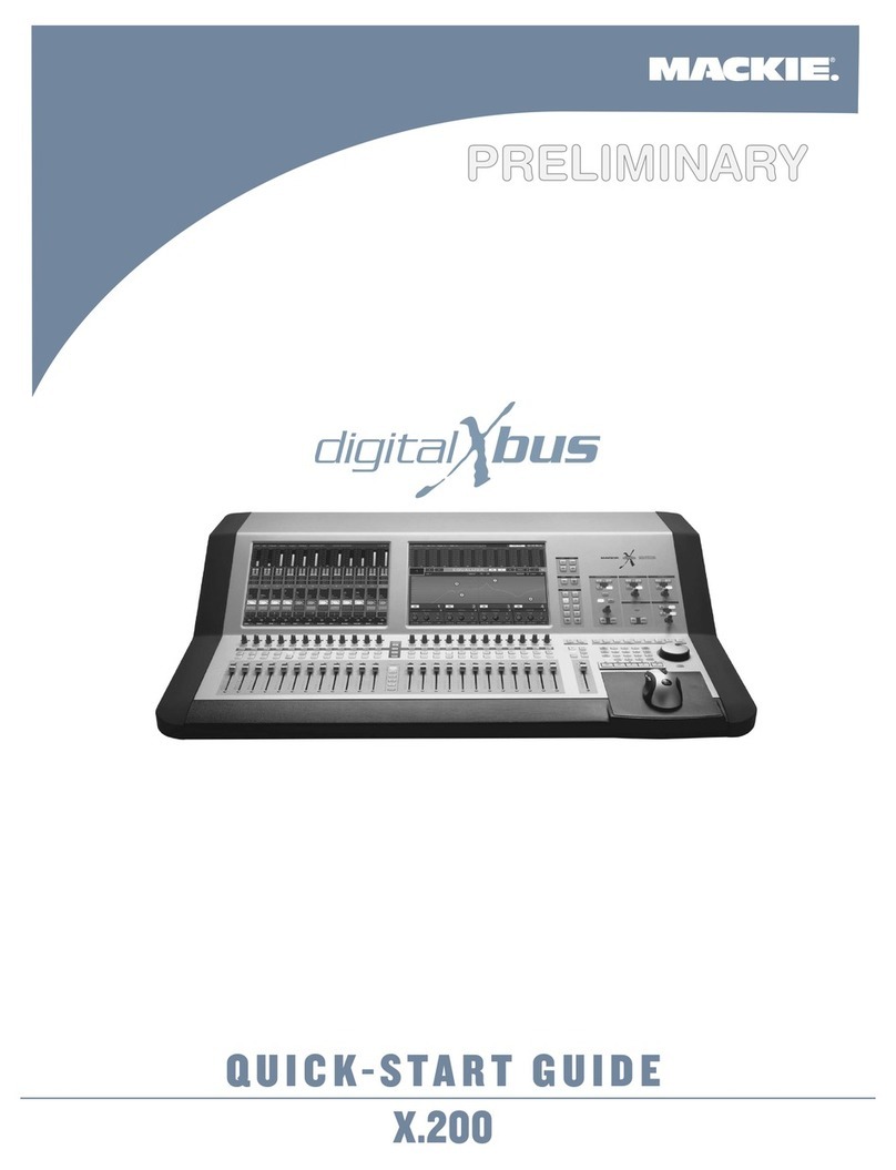 Mackie X.200 User manual