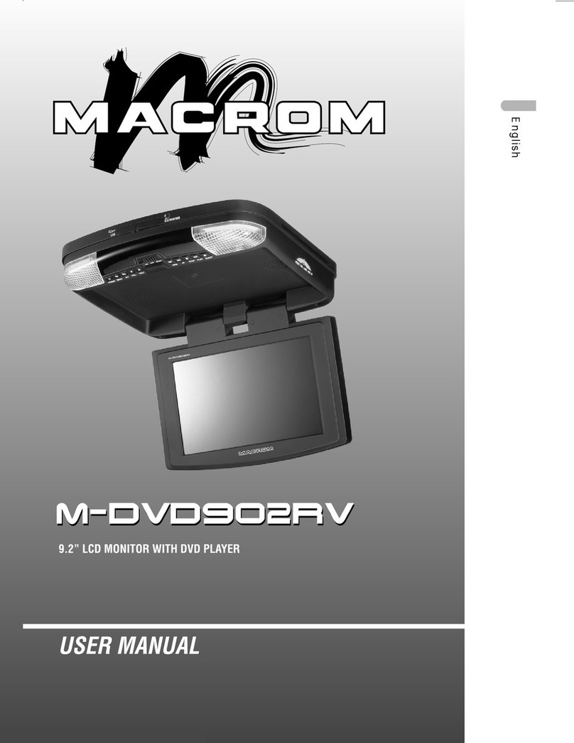 Macrom M-DVD902RV User manual