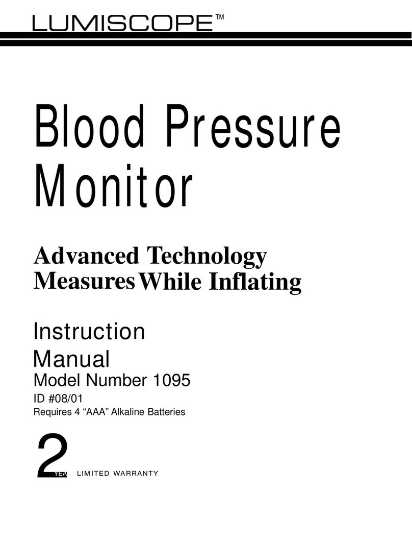 Lumiscope 1095 User manual