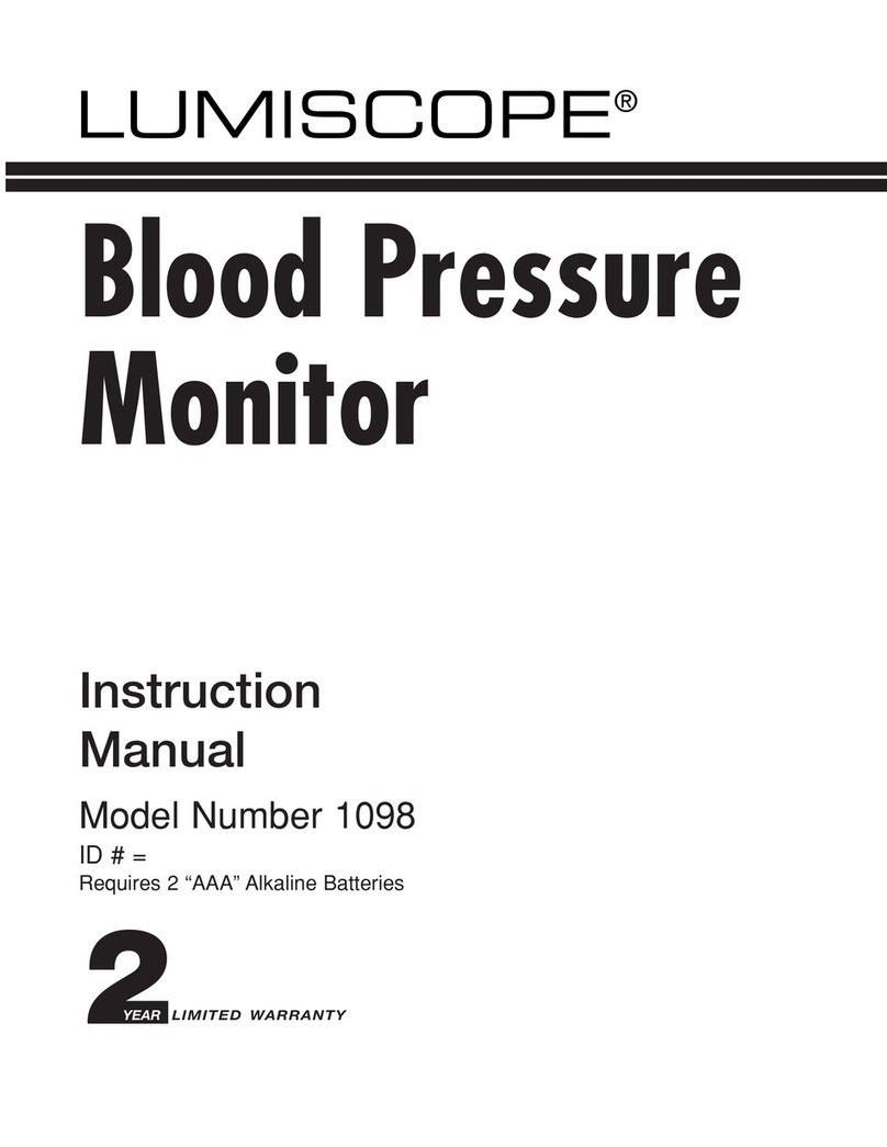 Lumiscope 1098 User manual