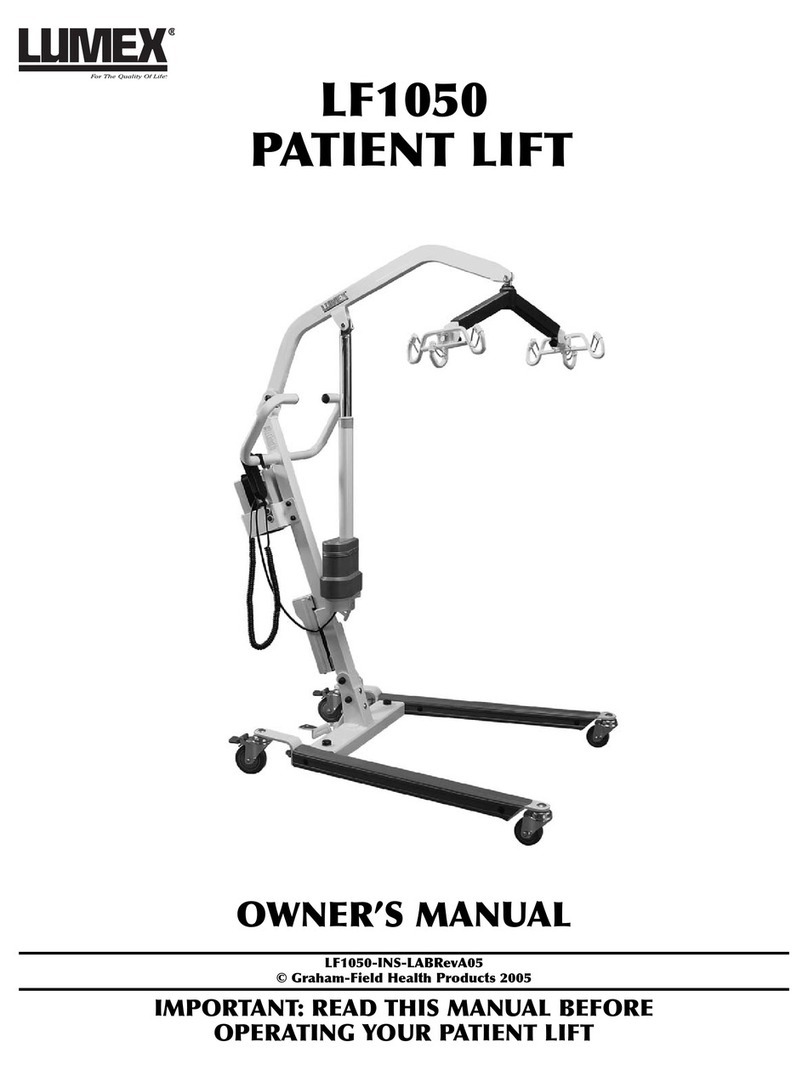 Lumex LF1050 owner's manual