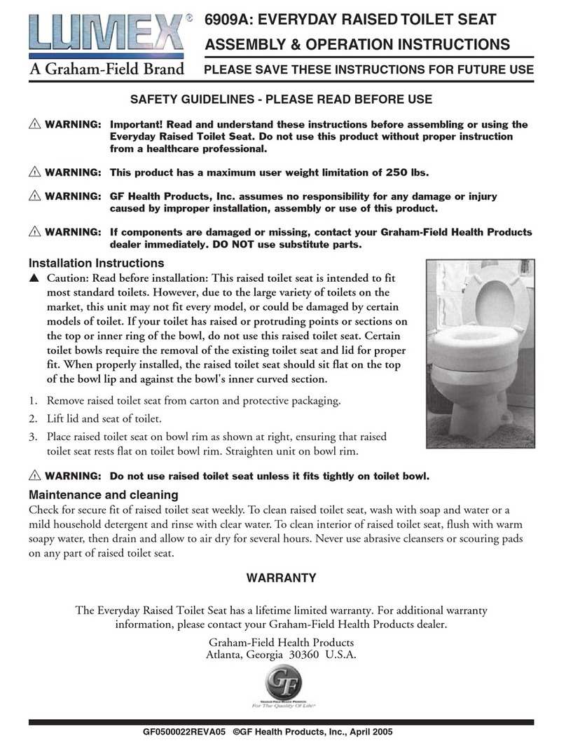 Lumex LUMEX 6909A Assembly & operation instructions