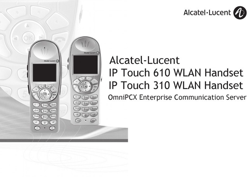 Alcatel-Lucent IP Touch WLAN Handset 310 user manual