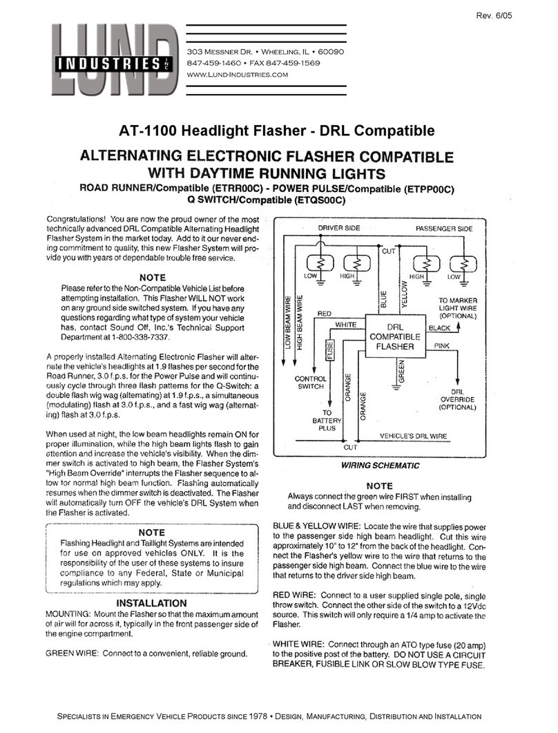 Lund Industries AT-1100 User manual