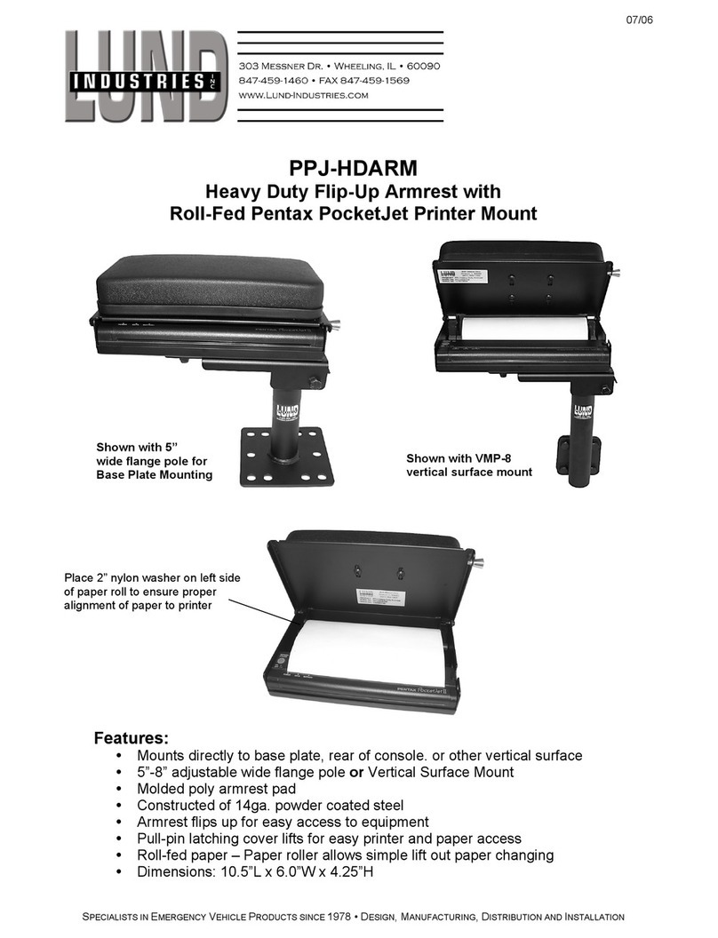 Lund Industries PPJ-HDARM installation instructions Lund Industries PPJ-HDARM installation instructions