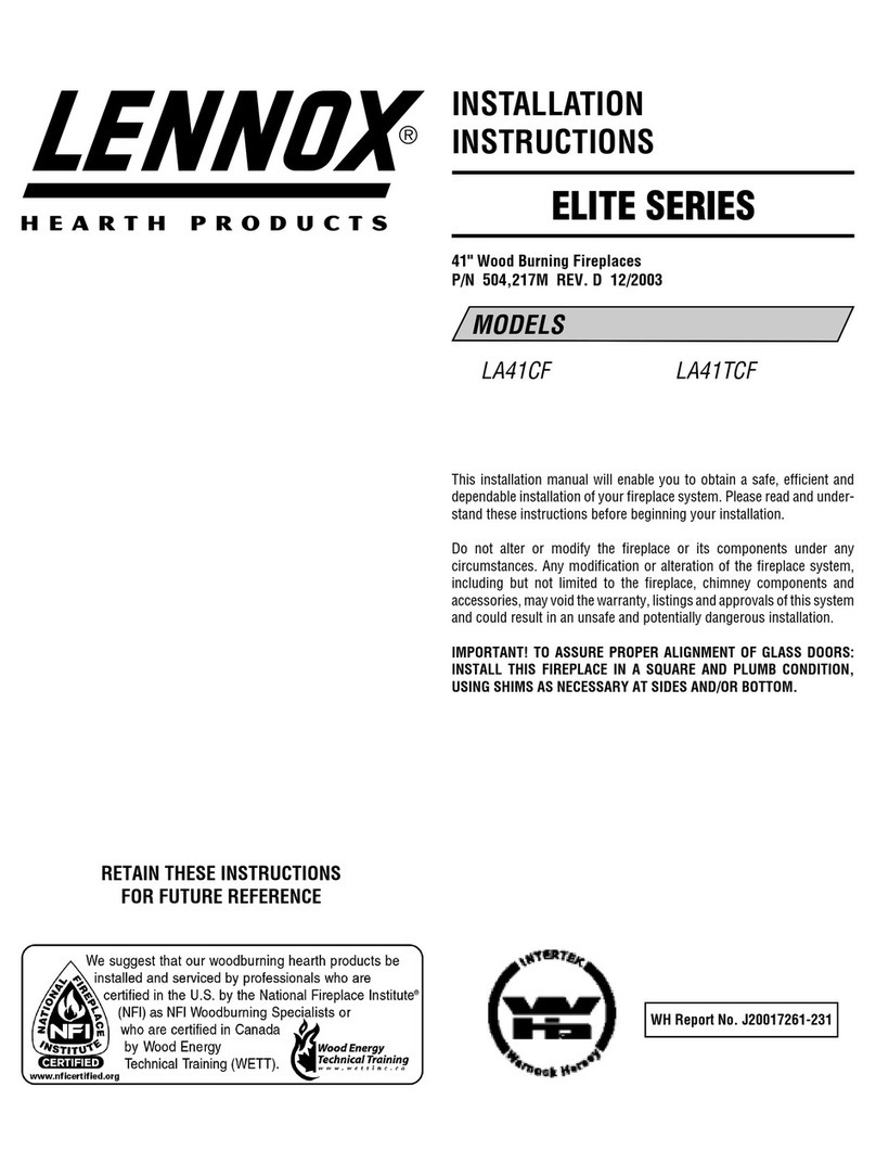 Lennox ELITE SERIES LA41CF User manual