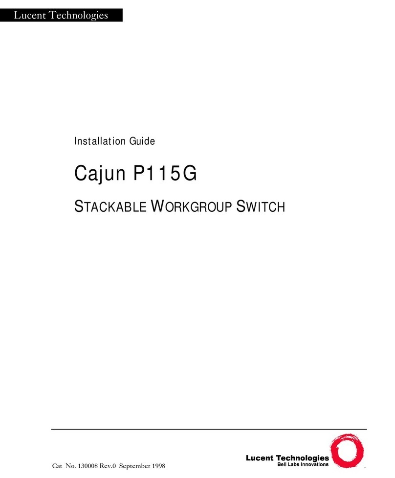 Lucent Technologies Cajun P115G User manual