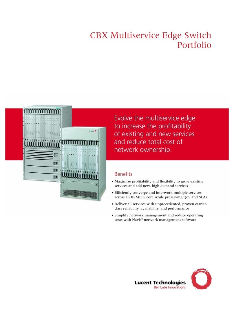 Lucent Technologies CBX 3500 brochure Lucent Technologies CBX 3500 brochure