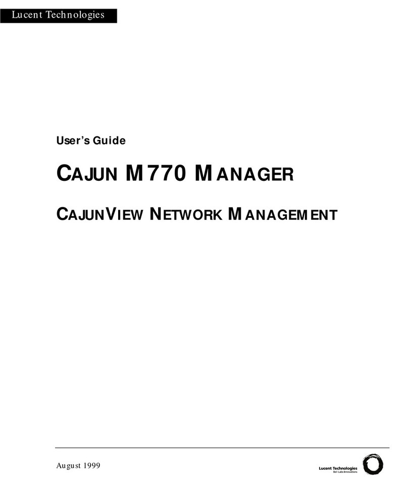 Lucent Technologies CAJUN M770 User manual