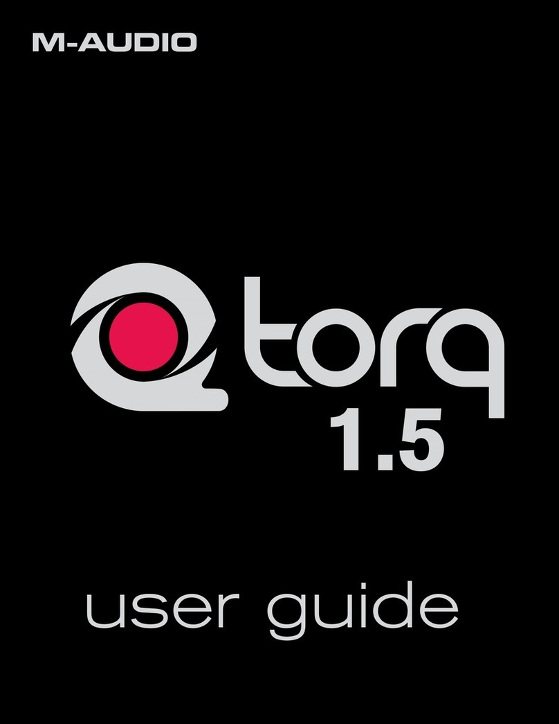 M-Audio Torq 1.5 User manual