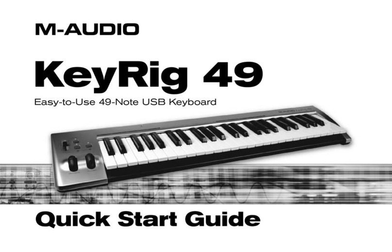 M-Audio KEYRIG 49 User manual