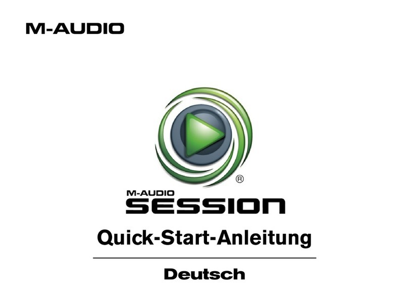 M-Audio SESSION User manual M-Audio SESSION User manual