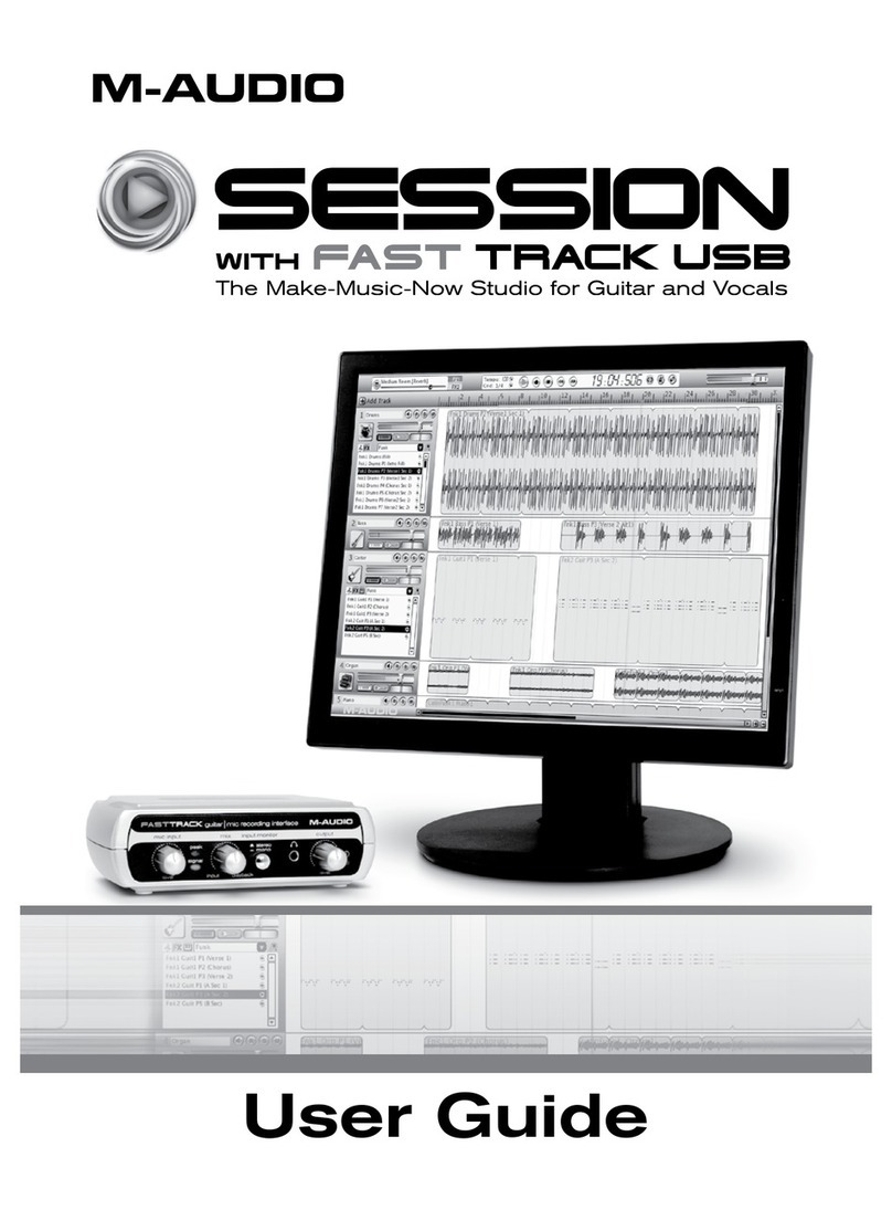 M-Audio SESSION user guide