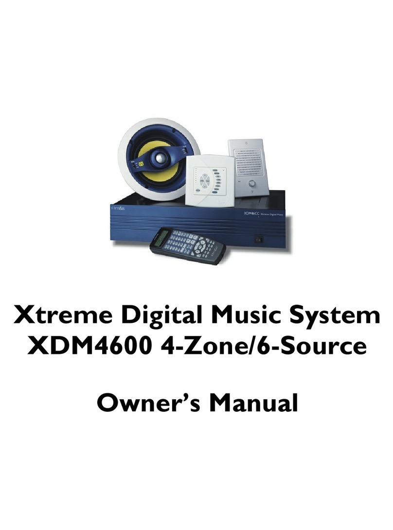 M&S Systems XDM4600 Xtreme Digital Music system owner's manual