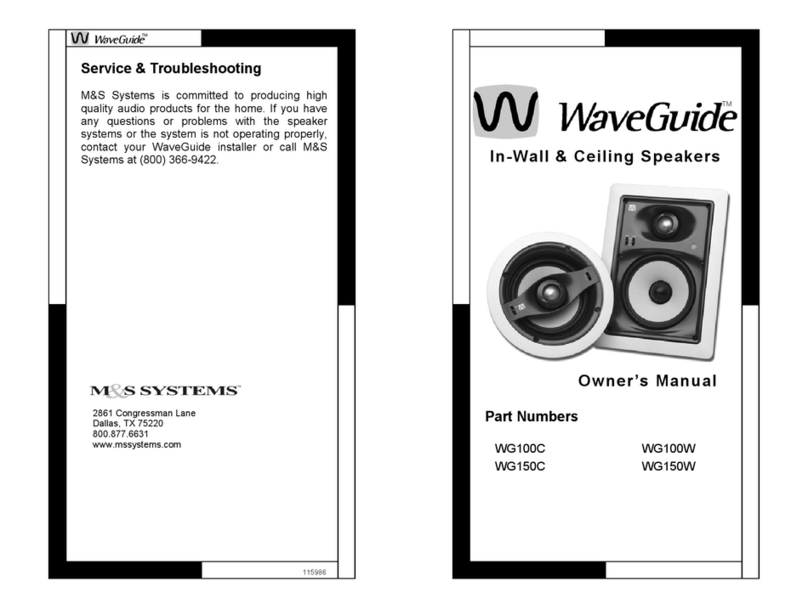 M&S Systems WaveGuide WG100C owner's manual